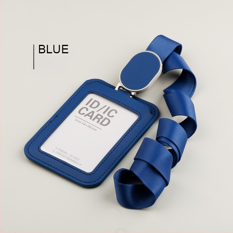 Ādas kartes turētājs darba identifikācijas kartei, mūsdienīgā minimālisma stilā