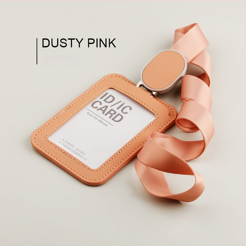 Ādas kartes turētājs darba identifikācijas kartei, mūsdienīgā minimālisma stilā