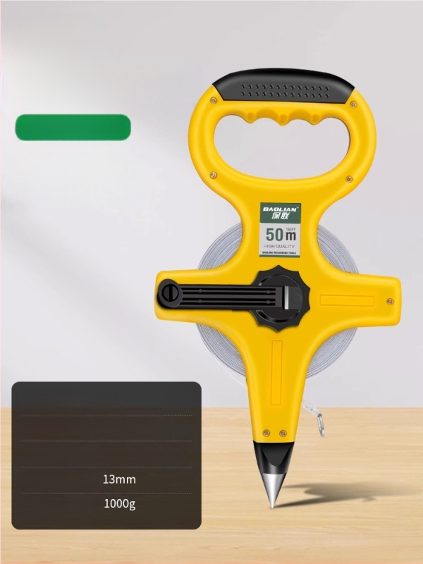 Mjerna traka s čeličnom trakom za građevinarstvo, ručna