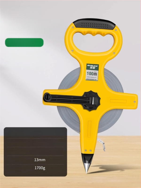 Mjerna traka s čeličnom trakom za građevinarstvo, ručna