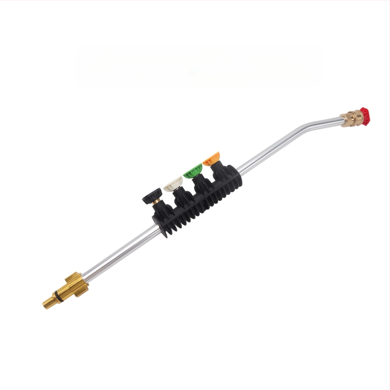 Augsta spiediena automašīnu mazgāšanas pistole, galva un rokturis no inženierplastmasām, izsmidzināšanas attālums 2 m, ūdens spiediens 160 bar / 2320 psi