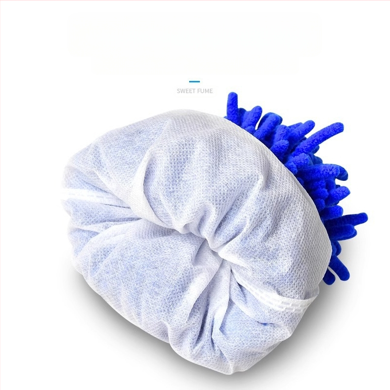 Auto mazgāšanas cimdi ar pūkstošu chenille un korāla fleece, ūdensnecaurlaidīgi, 120 g