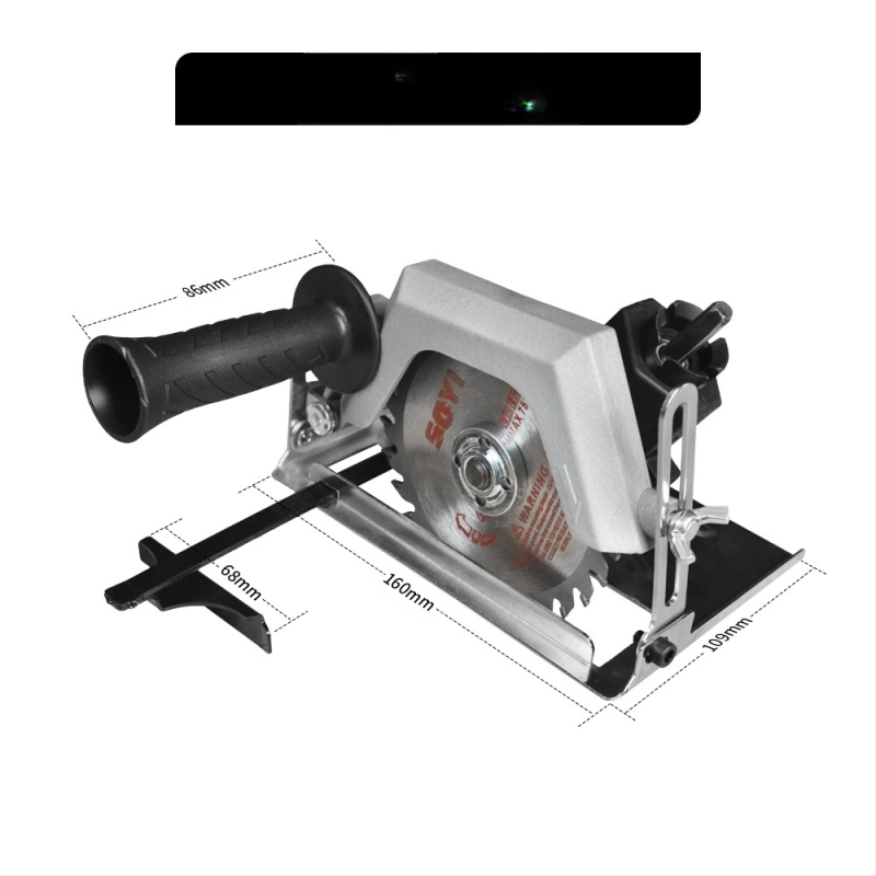 Многофункционален комплект приставки за електрически инструменти (Материал: ABS + метал; Съвместим с бормашини, циркулярни триони, ударни машини, реципрочни триони, резачки и ъглови шлайфи)