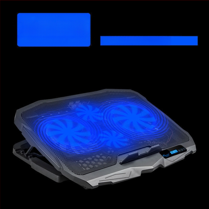 Ноутбук охладител N98 със 4-скоростен регулируем вентилатор, пластмасова основа