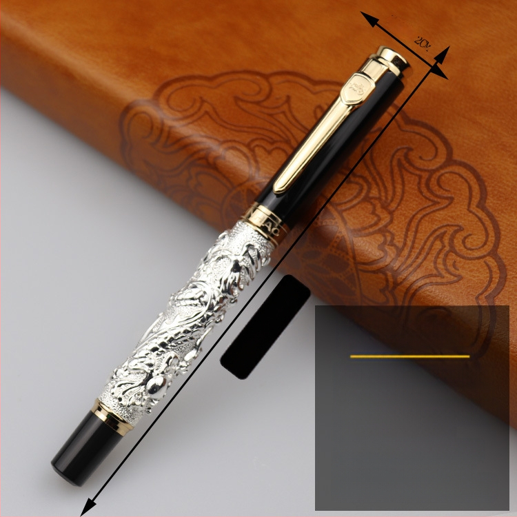 Pūķa rakstāspildspalva JY-Xianglong# metāla korpuss, ievietošanas veids, ūdens bāzes tintes, 79 g, biroja parakstīšanas rakstāspildspalva