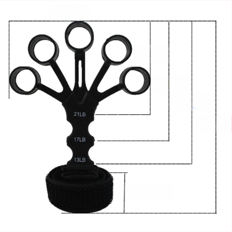 Силиконов тренажор за пръсти за сила на хвата – за възрастни