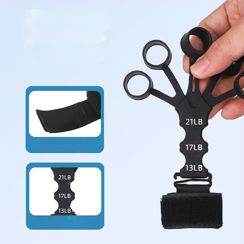 Силиконов тренажор за пръсти за сила на хвата – за възрастни