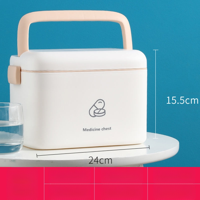 Θήκη αποθήκευσης φαρμάκων, μεγάλης χωρητικότητας, πολυεπίπεδη κατασκευή, φορητή, ABS υλικό