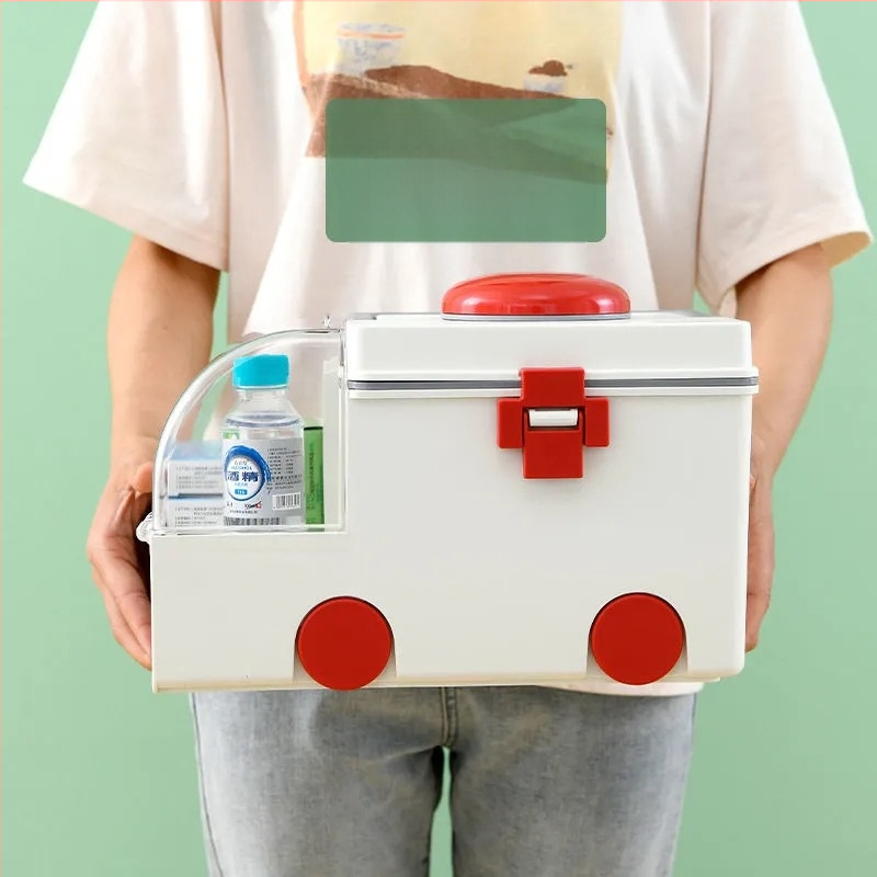 Φορητό κουτί αποθήκευσης φαρμάκων, 8 διαμερίσματα, μοντέλο 0600, πλαστικό