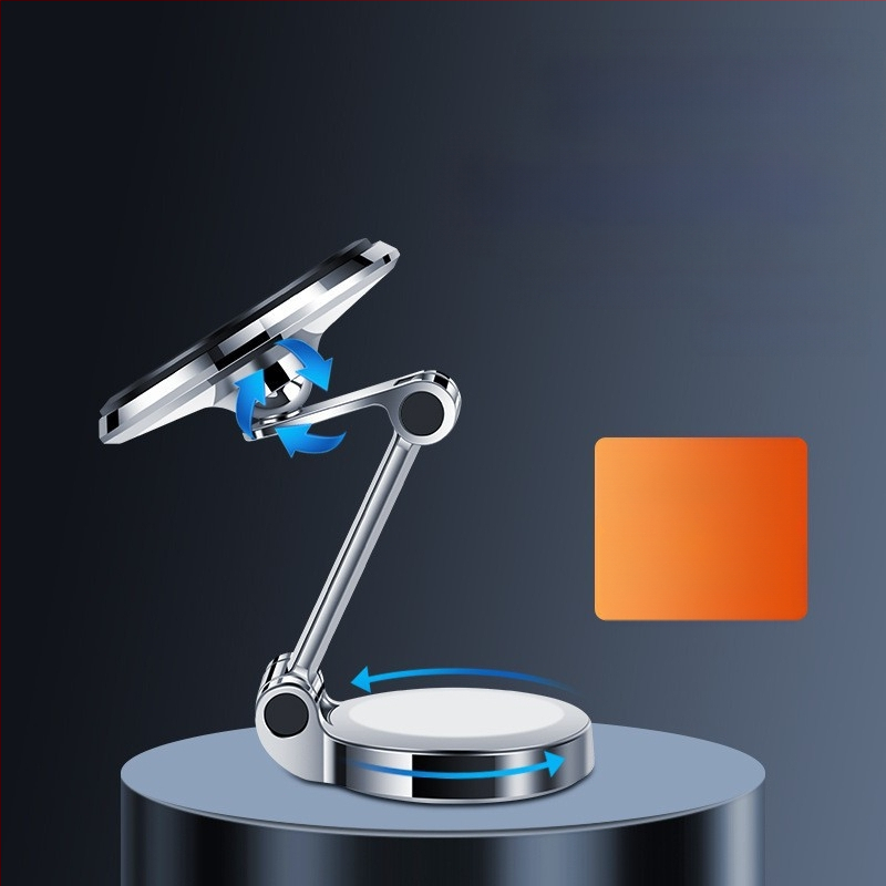 Držač za telefon u automobilu s magnetskim pričvršćivanjem na ploču instrumenta, cinkovog legura, sklopni, višenamjenski