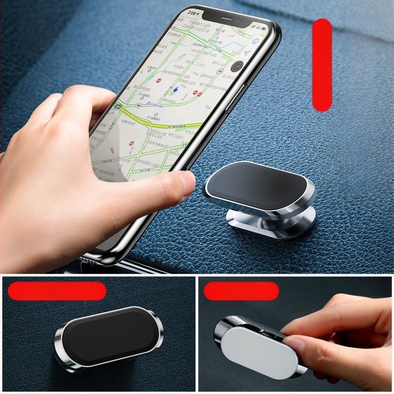 Držač za telefon u automobilu s magnetskim pričvršćivanjem na ploču instrumenta, cinkovog legura, sklopni, višenamjenski