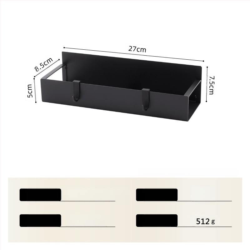 Магнитна кухненска поставка за хладилник - монтаж без инструменти, подвижна, желязна конструкция, страничен рафт за подправки, прост и модерен стил