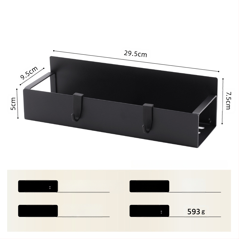 Магнитна кухненска поставка за хладилник - монтаж без инструменти, подвижна, желязна конструкция, страничен рафт за подправки, прост и модерен стил