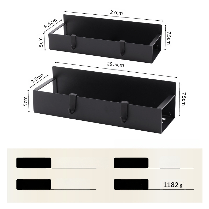Магнитна кухненска поставка за хладилник - монтаж без инструменти, подвижна, желязна конструкция, страничен рафт за подправки, прост и модерен стил