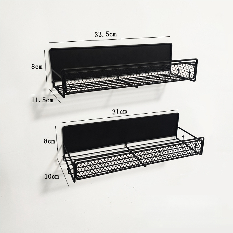 Магнитна кухненска поставка за хладилник - монтаж без инструменти, подвижна, желязна конструкция, страничен рафт за подправки, прост и модерен стил