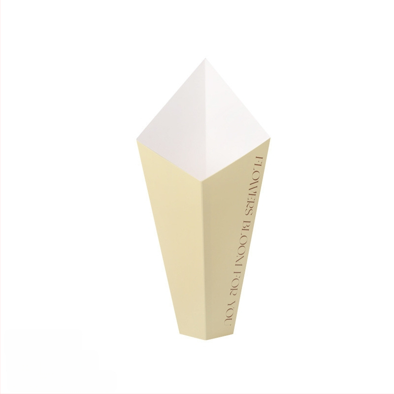 Τριγωνική θήκη για ανθοδέσμες – χαρτόνι, εκτύπωση, προορίζεται για δώρα και λουλούδια, μοντέλο: χαρτί, τύπος συσκευασίας: Opp bag, 5 τεμάχια ανά συσκευασία, Ημέρα του Αγίου Βαλεντίνου