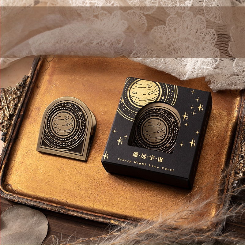 Mo Mo метални клипчета за планер — серия Starry Night Love Song, 6 дизайна