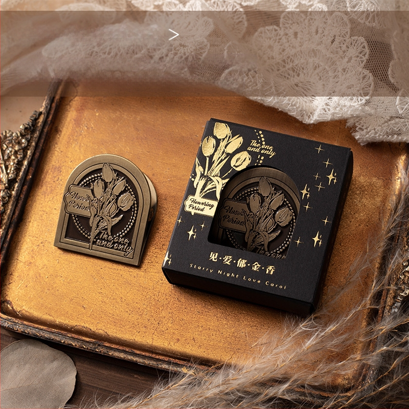 Mo Mo метални клипчета за планер — серия Starry Night Love Song, 6 дизайна