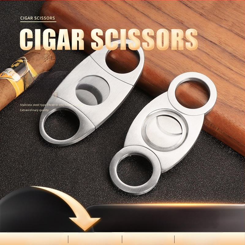 Fan Sheng nerūsējošā tērauda cigāru griezējs ar elektroplakētas virsmas, dubulti asmeņi, pielāgojams