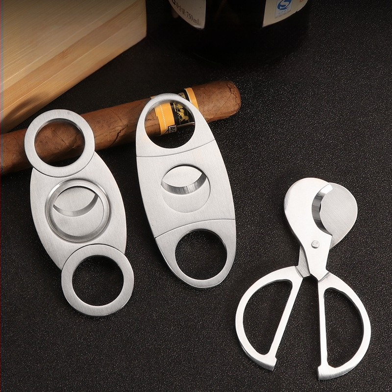 Fan Sheng nerūsējošā tērauda cigāru griezējs ar elektroplakētas virsmas, dubulti asmeņi, pielāgojams