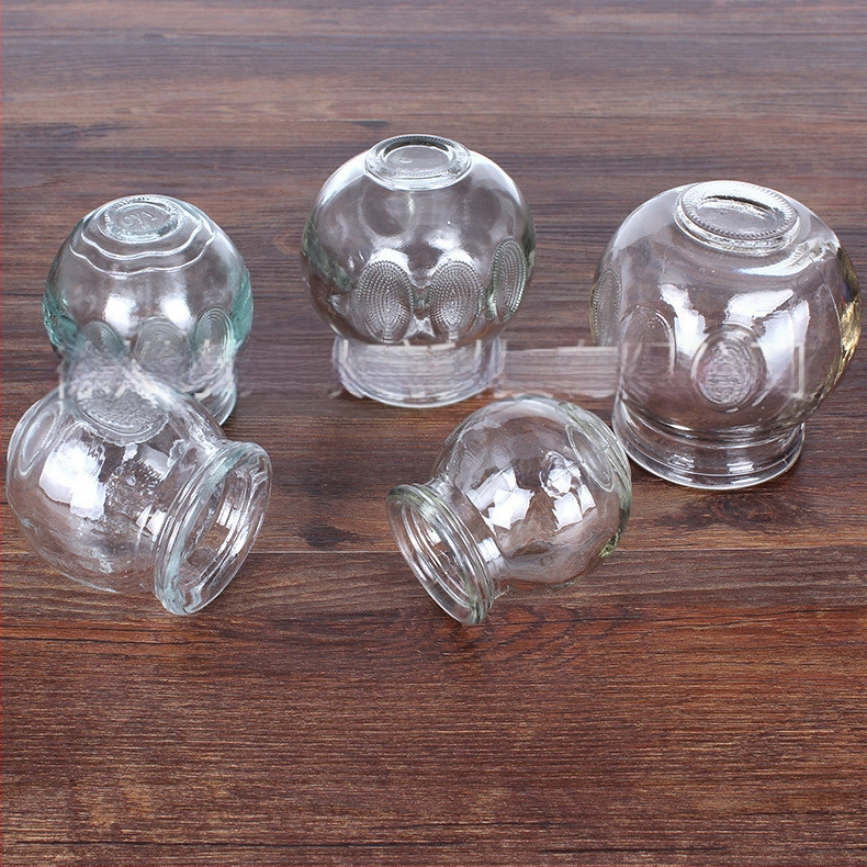 Stakleni set kupinga s 6 čašica za kućnu masažu i njegu zdravlja