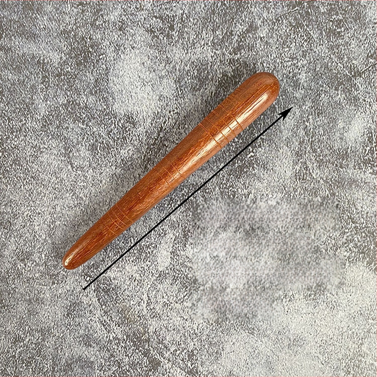 Махагонова пръчка за акупунктурен масаж – дървен масажен инструмент за дома, офиса, храма и хотела