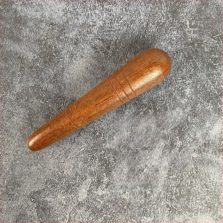 Махагонова пръчка за акупунктурен масаж – дървен масажен инструмент за дома, офиса, храма и хотела