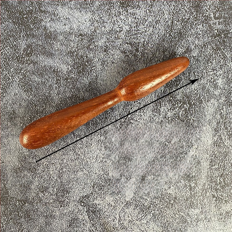 Махагонова пръчка за акупунктурен масаж – дървен масажен инструмент за дома, офиса, храма и хотела