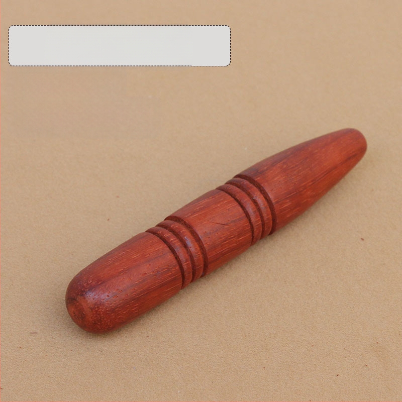 Masirač za akupunkturne točke od čvrstog drveta s meridijanskom trakom – za lice i cijelo tijelo