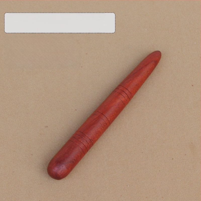 Masirač za akupunkturne točke od čvrstog drveta s meridijanskom trakom – za lice i cijelo tijelo