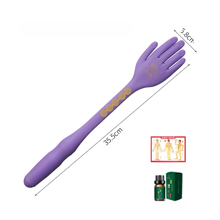 Nai jiasi Silikona Merīdiju sitienu plāksne — rokas masāžas ierīce kaklam, mugurai, kājām un pēdām