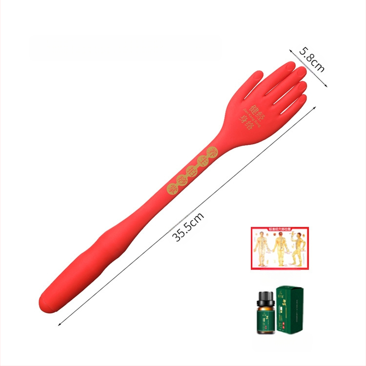 Nai jiasi Silikona Merīdiju sitienu plāksne — rokas masāžas ierīce kaklam, mugurai, kājām un pēdām