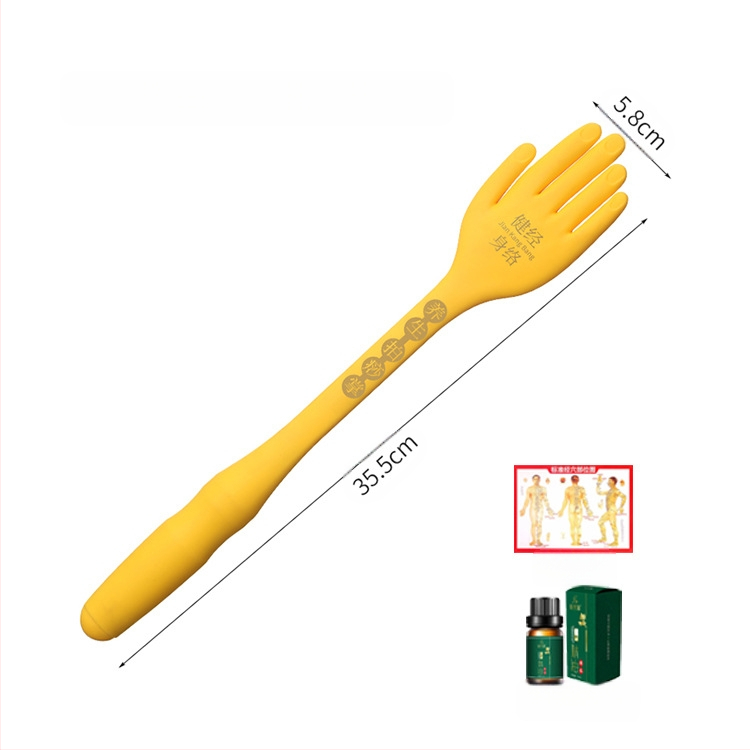 Nai jiasi Silikona Merīdiju sitienu plāksne — rokas masāžas ierīce kaklam, mugurai, kājām un pēdām