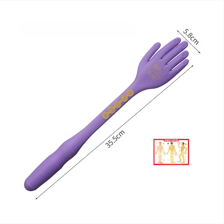 Nai jiasi Silikona Merīdiju sitienu plāksne — rokas masāžas ierīce kaklam, mugurai, kājām un pēdām