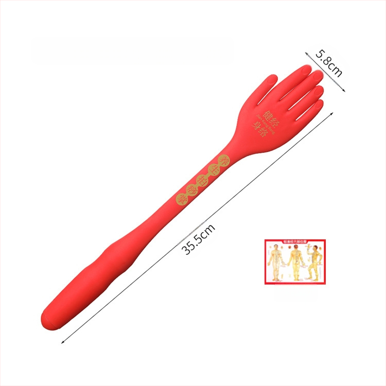 Nai jiasi Silikona Merīdiju sitienu plāksne — rokas masāžas ierīce kaklam, mugurai, kājām un pēdām