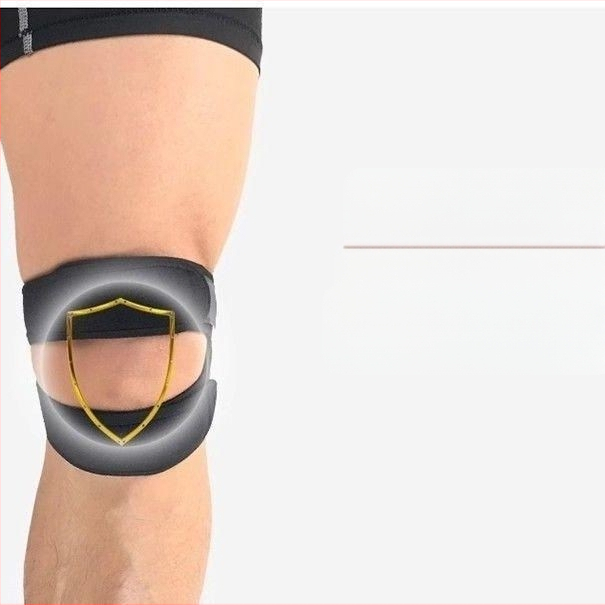 Неопренова пателарна лента за коляно – дишаща, ударопоглъщаща защита за бягане и баскетбол