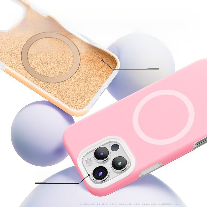 Θήκη iPhone 14 Pro / Pro Max — υγρό σιλικόνη, μαγνητικός σχεδιασμός, προστασία από πτώσεις, φορητή πολυτέλεια