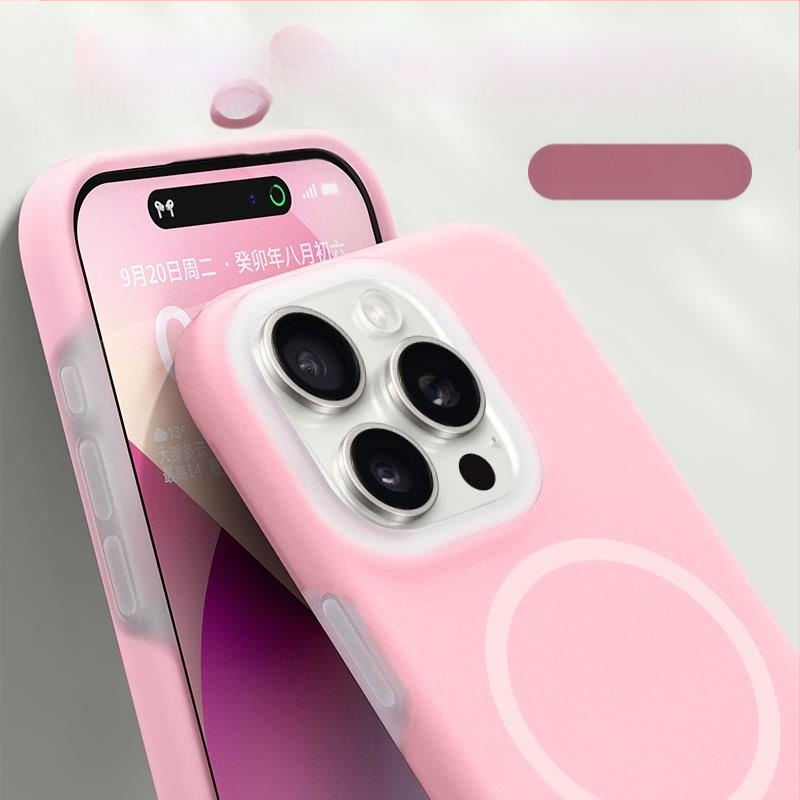 Θήκη iPhone 14 Pro / Pro Max — υγρό σιλικόνη, μαγνητικός σχεδιασμός, προστασία από πτώσεις, φορητή πολυτέλεια