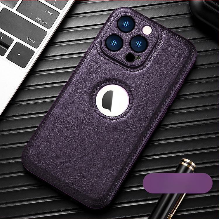 JDK rāmis stila korpuss iPhone 11–14 Pro/Pro Max, roku darbs no mākslīgās ādas, pret kritieniem, saderīgs.