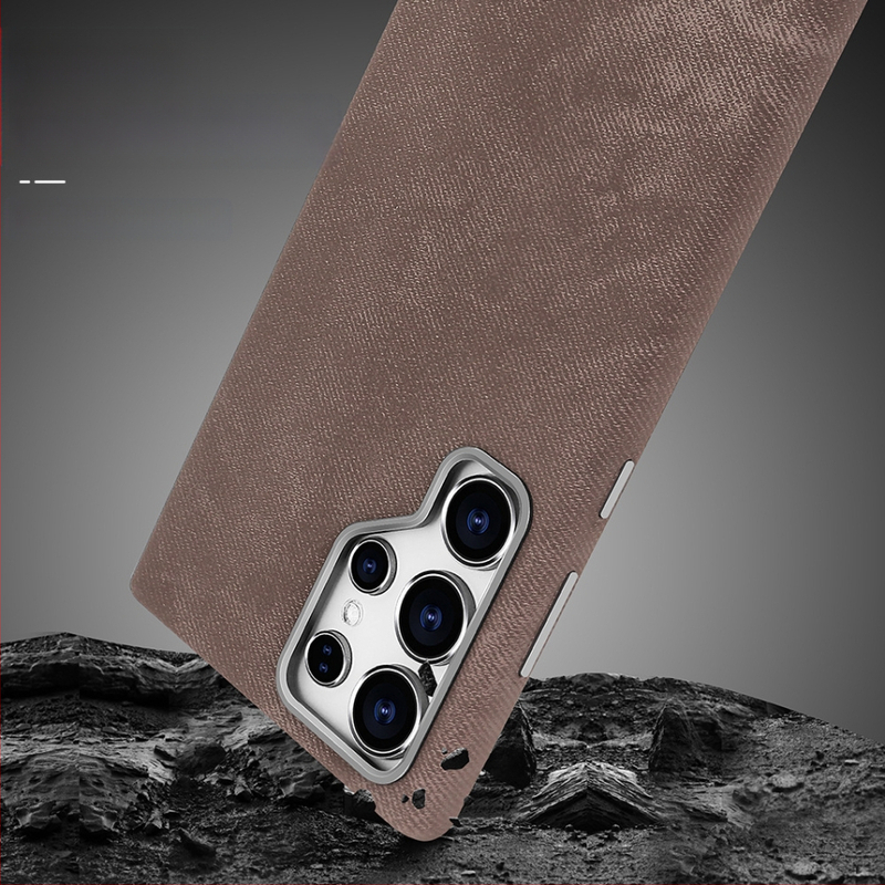 Samsung S25 Ultra tālruņa vāciņš – mikrošķiedras āda, magnētiskais korpuss, stils All-Inclusive, pielāgojams