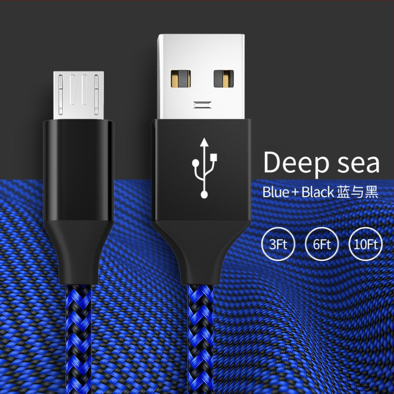 Neutral V8 Android USB καλώδιο δεδομένων, πλεκτό από κράμα αλουμινίου, ταχεία φόρτιση, Type-C/Micro USB/Lightning, 18W