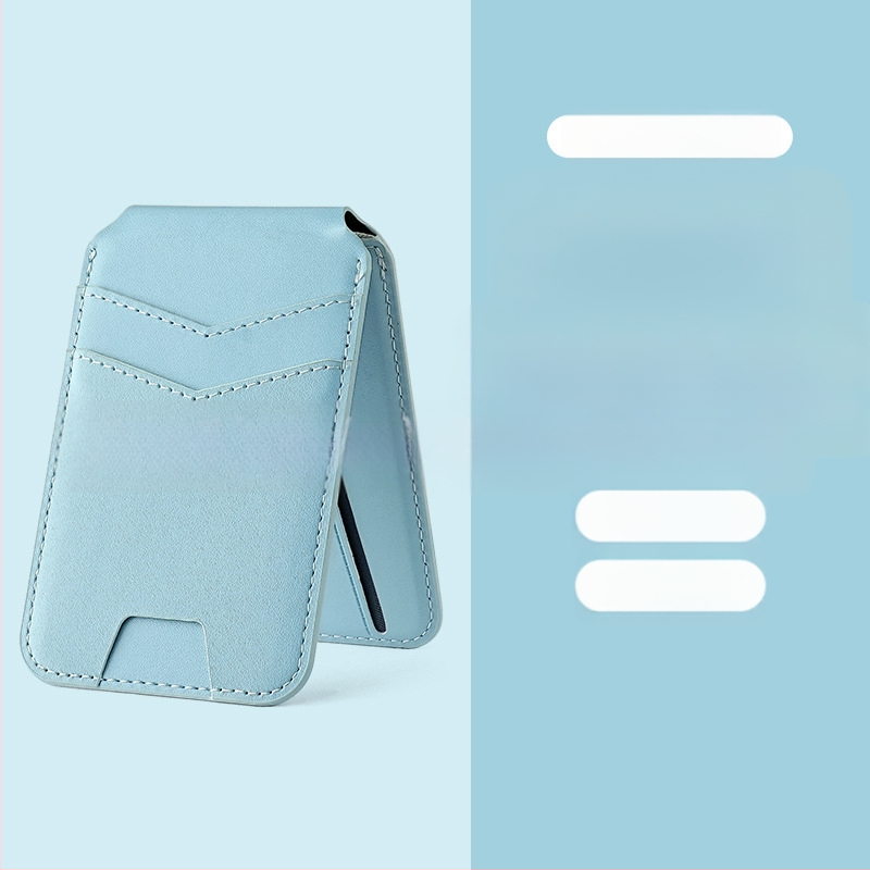 iPhone 16 MagSafe kartes maks, magnētisks kartes turētājs, PU materiāls, maku stils, pielāgojams