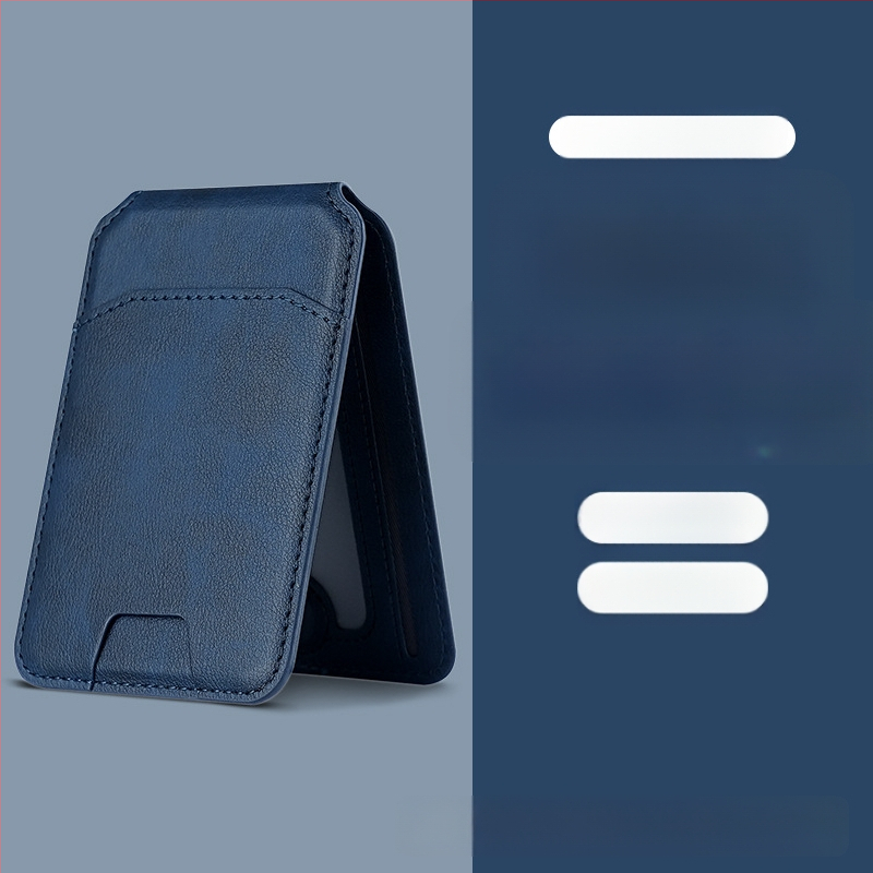 iPhone 16 MagSafe kartes maks, magnētisks kartes turētājs, PU materiāls, maku stils, pielāgojams