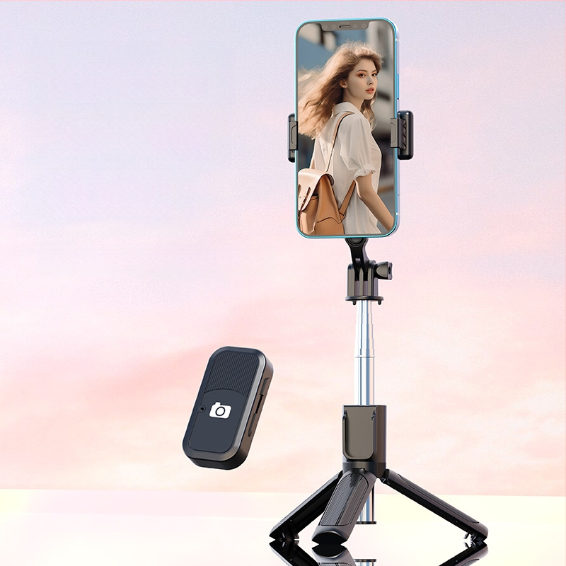 Perfect Shot Mini Selfie Stick s Bluetooth diaľkovým ovládaním, prenosný držiak na telefón a podlahový statív | Materiál ABS + nerezová oceľ