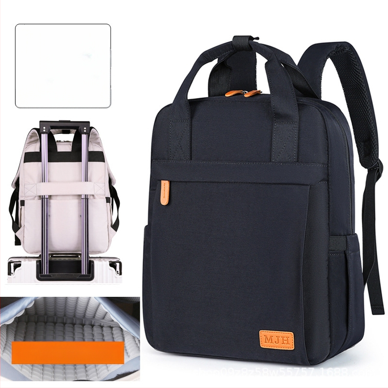 Portatīvā soma datoram no Oxford auduma, pilsētas vienkāršs stils, ietilpība līdz 20 L, piemērota brīvdienu ceļojumiem