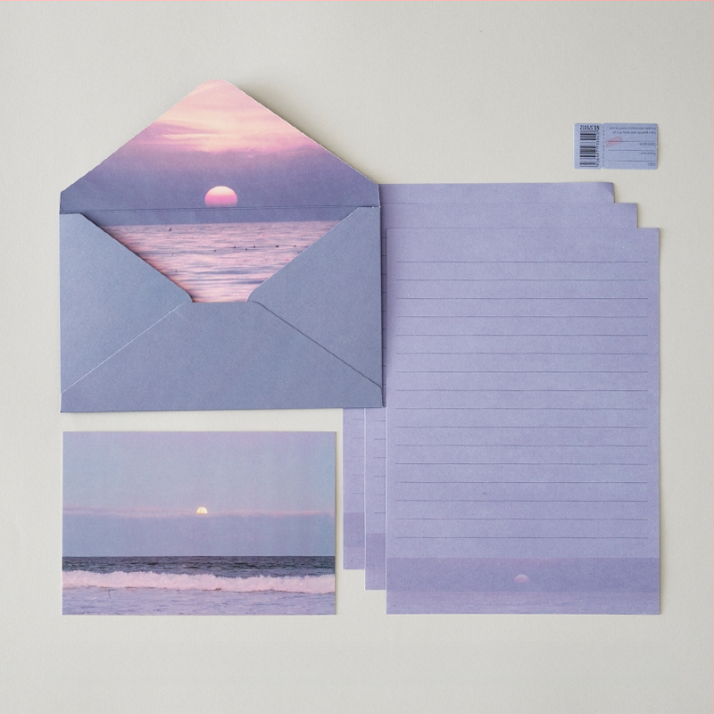 Σετ επιστολόχαρτων και φακέλων — φάκελοι κινεζικού στυλ, Blue Book Stationery, μοντέλο yhp261