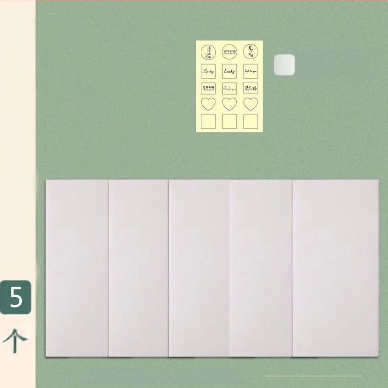 Празни пликове от крафт хартия със прозорец – китайски стил, комплект за любовни писма, не е вносен