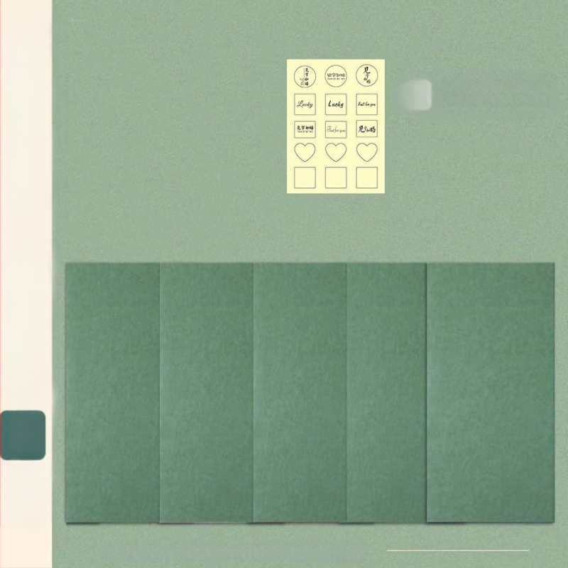 Празни пликове от крафт хартия със прозорец – китайски стил, комплект за любовни писма, не е вносен