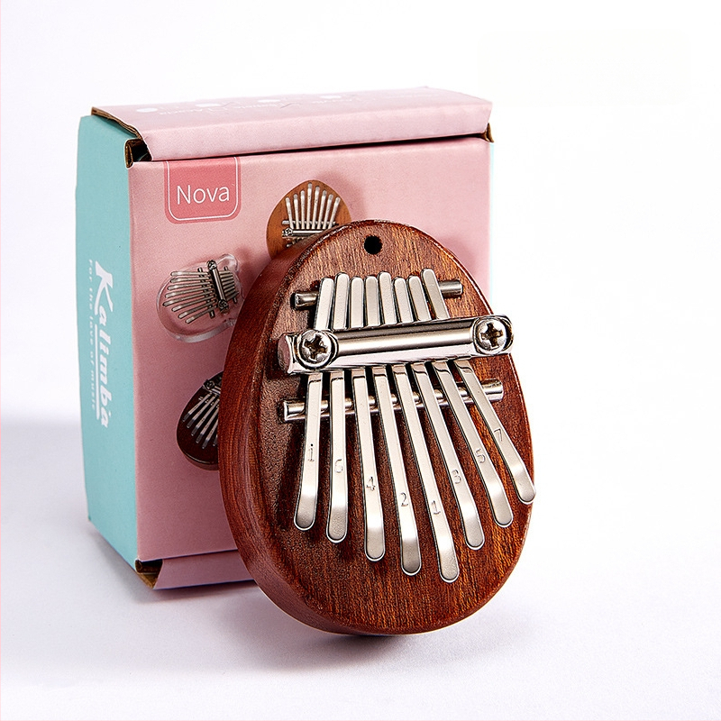 8‑тонна калимба, преносим мини инструмент за палци, модел Малък, 1 пакет