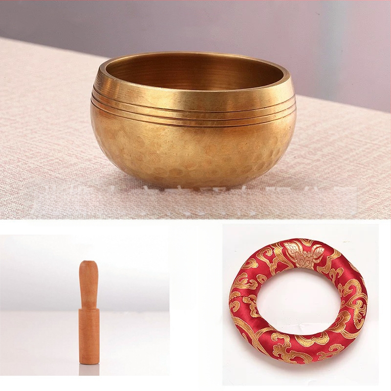 Χαλκός Βουδιστικό Τραγουδιστό Μπολ για Διαλογισμό – Χειροποίητο, 220 g, Θρησκευτική Χρήση